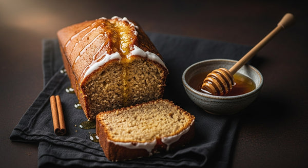 Greek Honey Cake with Pine Honey