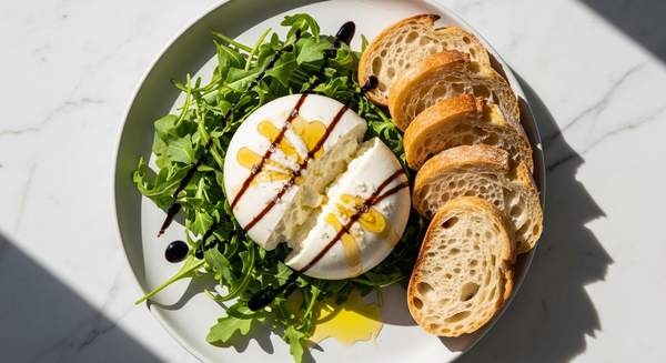 Burrata with Balsamic & Honey