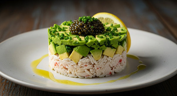 Crab Tartare with Avocado and Caviar