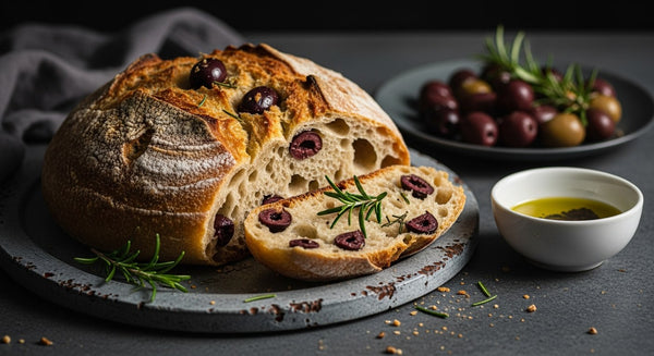 Elipsomo: Greek Olive Bread