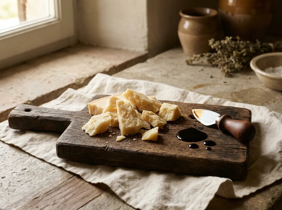 parmigiano reggiano with aged balsamic