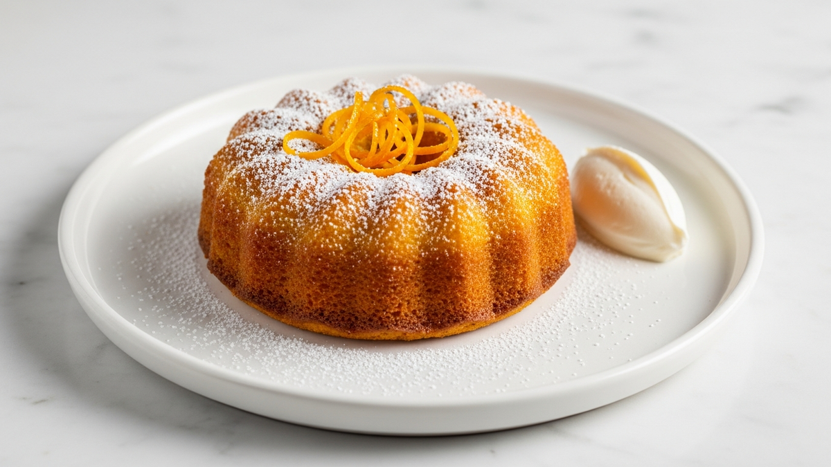 Olive Oil & Citrus Polenta Cake
