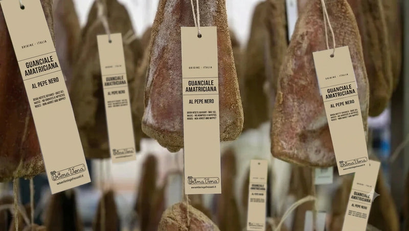 Pedrazzoli Organic Guanciale, Amatriciana al Pepe Nero