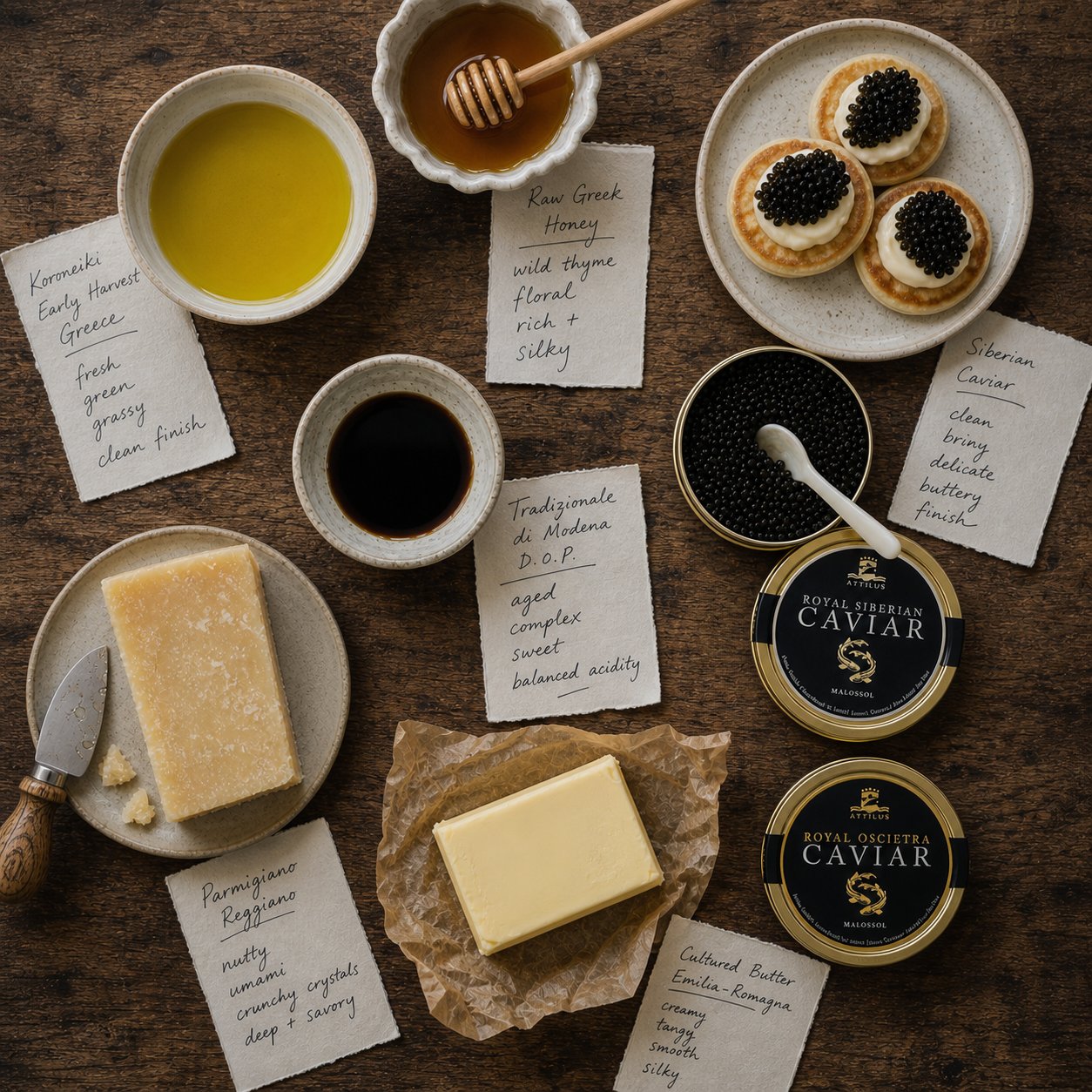 Fine food selection